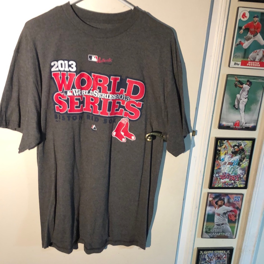 Boston Red Sox MLB Majestic 2013 World Series Champions Authentic Collection Tee